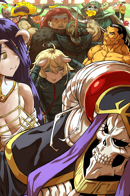 【オーバーロード】異世界キャラ大集合！「バーバリアンがアインズを倒す？」海外の反応