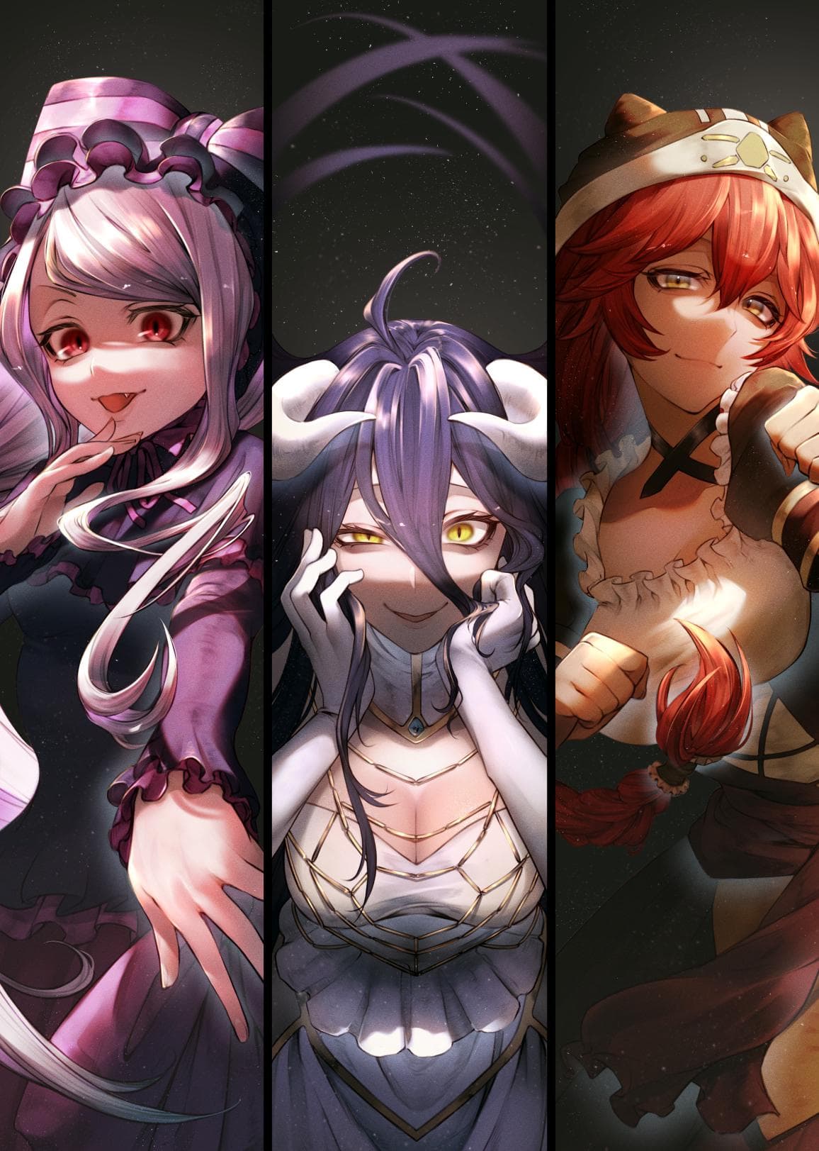 【オーバーロード】アルベドのバニーガールファンアートが神すぎる！海外の反応